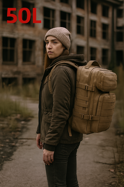 Sac à dos de survie 50 L