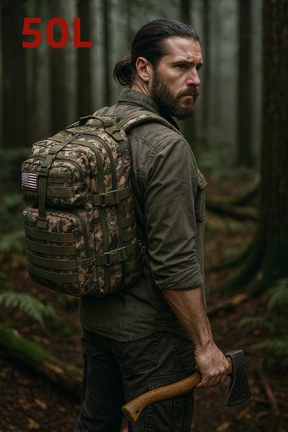 Sac à dos de survie 50 L